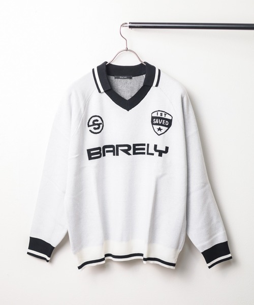 ARCHIVER(アーカイバ)の「●Bling leads●JQDゲームニットスキッパー(Tシャツ/カットソー・メンズ・ネイビー/レッド/ホワイト/ブラック・LARGE/MEDIUM)」の2枚目の写真
