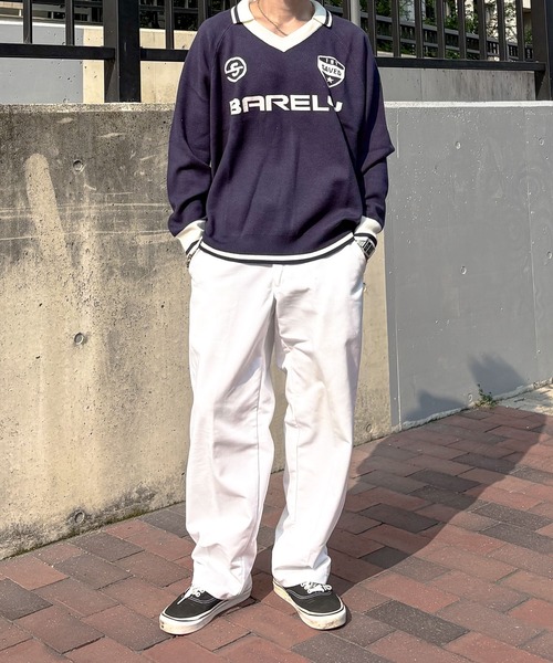 ARCHIVER(アーカイバ)の「●Bling leads●JQDゲームニットスキッパー(Tシャツ/カットソー・メンズ・ネイビー/レッド/ホワイト/ブラック・LARGE/MEDIUM)」の6枚目の写真