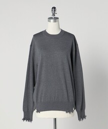 LOEFF ダメージ ニットプルオーバー (薄手) 楽天市場】【SALE！40%OFF】ロエフ LOEFF ダメージ ニット プル