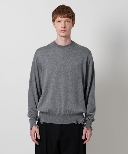 ＜LOEFF＞ダメージ ニット プルオーバー LOEFF（ロエフ）の「＜LOEFF＞ダメージ ニット プルオーバー