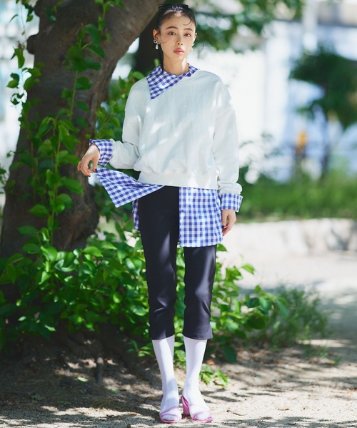 Narcissus（ナルシス）の「カプリパンツ/ミディアム丈（その他パンツ・レディース・ブラック・FREE）」の2枚目の写真