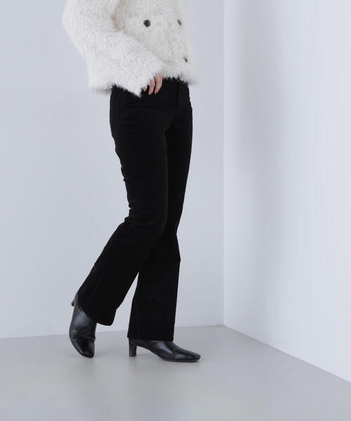 NATURAL BEAUTY BASIC（ナチュラルビューティーベーシック）の「◇ブーツカットコーデュロイパンツ（その他パンツ・レディース・ブラック/ダークブラウン・MEDIUM/P/S）」の11枚目の写真