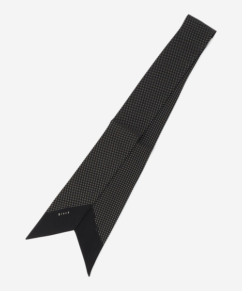 Bshop（ビショップ）の「Bleck | シルクスカーフ（バンダナ/スカーフ・レディース・ブラック/ブルー系その他・ONE）」の2枚目の写真