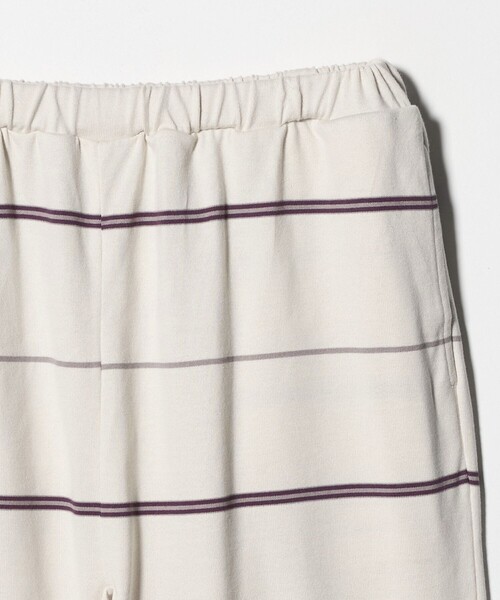 6(ROKU)＞コットン ワイド ボーダー イージーパンツ（その他