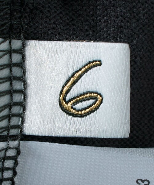 【新品未使用】roku コットンワイドボーダーパンツ 6(ROKU)＞コットン ワイド ボーダー イージーパンツ