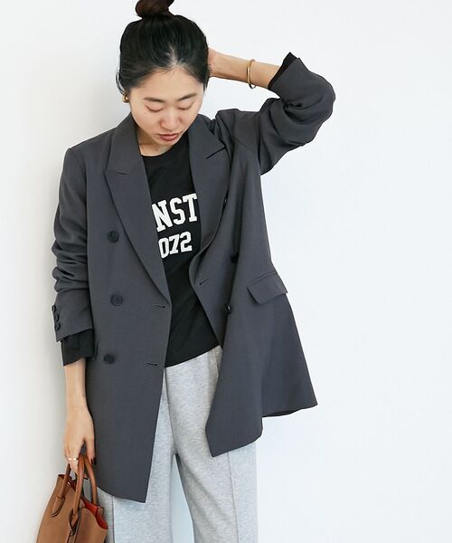 《WEB限定アイテム》ストレッチルーズジャケット