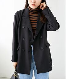《WEB限定アイテム》ストレッチルーズジャケット
