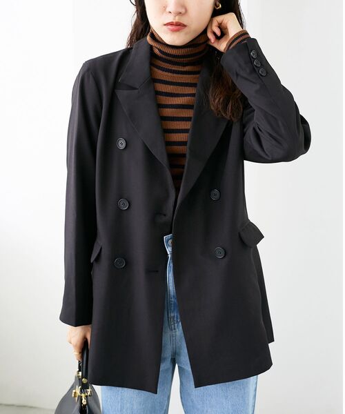 《WEB限定アイテム》ストレッチルーズジャケット