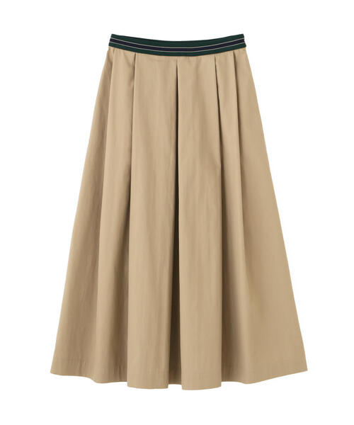 human woman（ヒューマンウーマン）の「◆コットンナイロンツイルスカート（スカート・レディース・ブラウン/ベージュ・MEDIUM）」の19枚目の写真