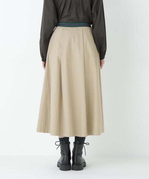 human woman（ヒューマンウーマン）の「◆コットンナイロンツイルスカート（スカート・レディース・ブラウン/ベージュ・MEDIUM）」の16枚目の写真