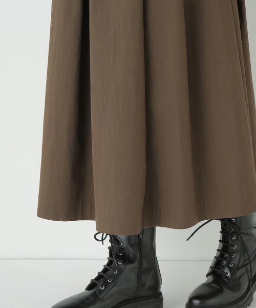 human woman（ヒューマンウーマン）の「◆コットンナイロンツイルスカート（スカート・レディース・ブラウン/ベージュ・MEDIUM）」の20枚目の写真