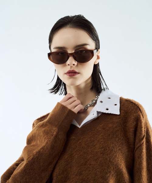 seyto(セイト)の「Merange jacquard V-neck knit / メランジジャガードVネックニット(ニット/セーター・メンズ・レッド/ブラック/ブラウン・2/3)」の22枚目の写真