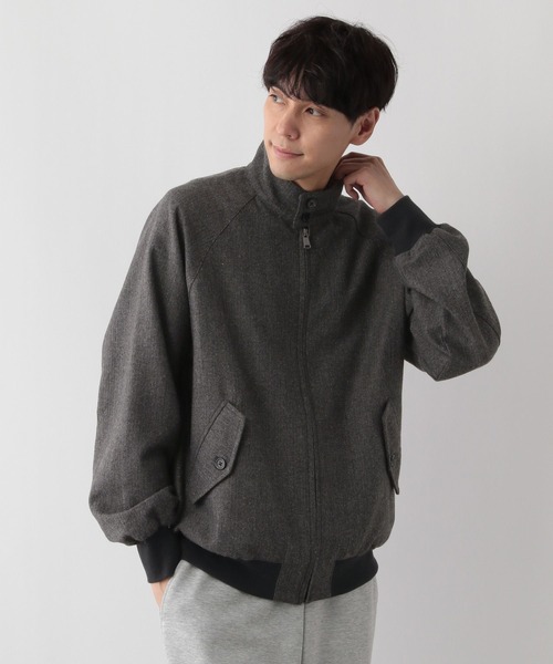 FOUND GOOD（ファウンドグッド）の「ヘリンボーンブルゾン（ブルゾン・メンズ・ブラック/グレー系8/ブラウン系・XL/M/L）」の4枚目の写真