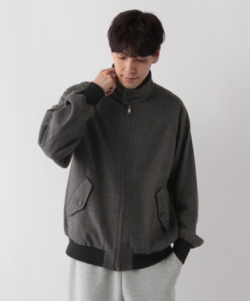 FOUND GOOD（ファウンドグッド）の「ヘリンボーンブルゾン（ブルゾン・メンズ・ブラック/グレー系8/ブラウン系・XL/M/L）」の6枚目の写真