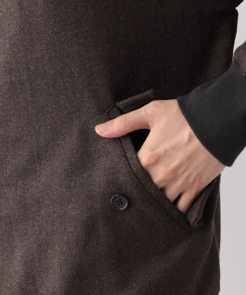 FOUND GOOD（ファウンドグッド）の「ヘリンボーンブルゾン（ブルゾン・メンズ・ブラック/グレー系8/ブラウン系・XL/M/L）」の19枚目の写真