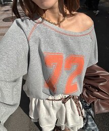 CIAOPANIC | 【新色追加】チョーカーSETナンバリングラグランスウェット(Tシャツ/カットソー)