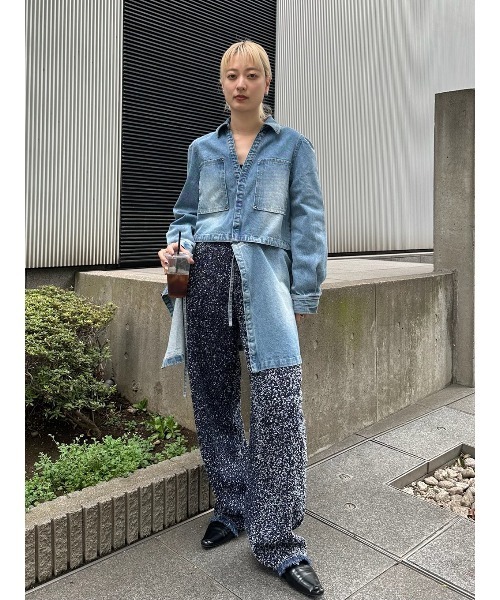 SEPARATE DENIM TUNIC（シャツ/ブラウス）｜ELCHELE（エルチェレ）の