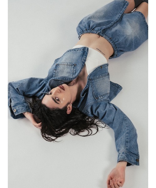 SEPARATE DENIM TUNIC（シャツ/ブラウス）｜ELCHELE（エルチェレ）の