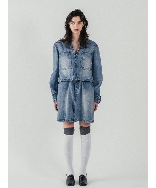 ELCHELE エルチェレ　SEPARATE DENIM TUNIC SEPARATE DENIM TUNIC（シャツ/ブラウス）｜ELCHELE（エルチェレ）の