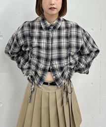 archives | チェックショートドロストシャツ(シャツ/ブラウス)
