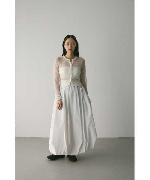 STYLEMIXER（スタイルミキサー）の「タックバルーンギャザースカート（スカート・レディース・ホワイト/ブラック/カーキ・SMALL/MEDIUM）」の22枚目の写真
