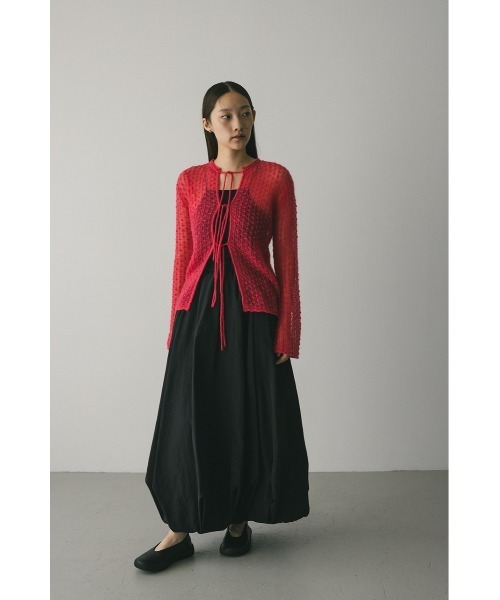 STYLEMIXER（スタイルミキサー）の「タックバルーンギャザースカート（スカート・レディース・ホワイト/ブラック/カーキ・SMALL/MEDIUM）」の6枚目の写真
