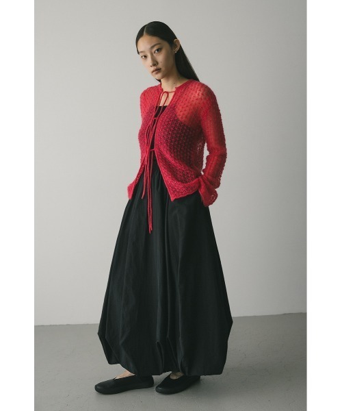 STYLEMIXER（スタイルミキサー）の「タックバルーンギャザースカート（スカート・レディース・ホワイト/ブラック/カーキ・SMALL/MEDIUM）」の7枚目の写真