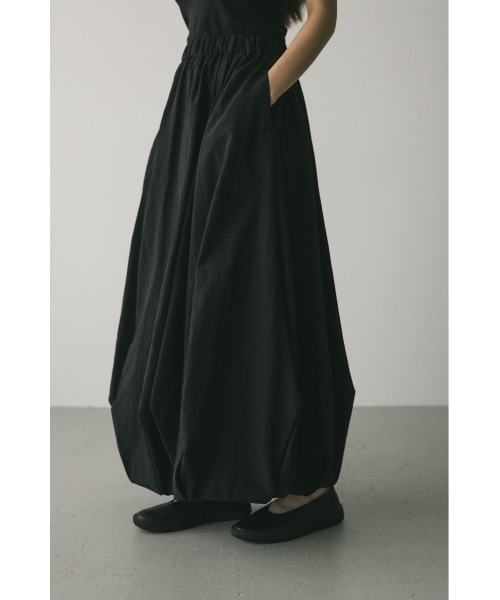 STYLEMIXER（スタイルミキサー）の「タックバルーンギャザースカート（スカート・レディース・ホワイト/ブラック/カーキ・SMALL/MEDIUM）」の10枚目の写真