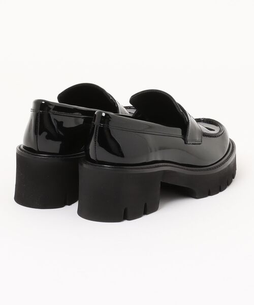 PASCUCCI(パスクッチ)の「【PASCUCCI】ラウンドトウ厚底ローファー(D51625)(ローファー・レディース・ブラック系その他/ブラウン系その他・36/37/38/39/35)」の3枚目の写真