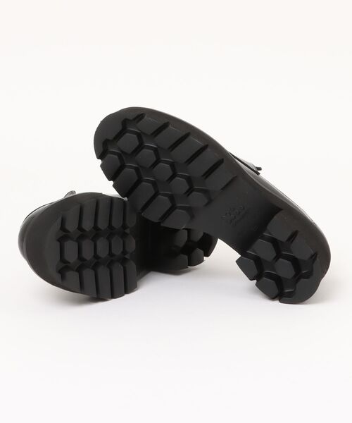 PASCUCCI(パスクッチ)の「【PASCUCCI】ラウンドトウ厚底ローファー(D51625)(ローファー・レディース・ブラック系その他/ブラウン系その他・36/37/38/39/35)」の4枚目の写真