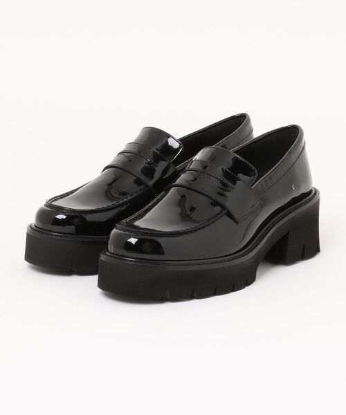 PASCUCCI(パスクッチ)の「【PASCUCCI】ラウンドトウ厚底ローファー(D51625)(ローファー・レディース・ブラック系その他/ブラウン系その他・36/37/38/39/35)」の8枚目の写真