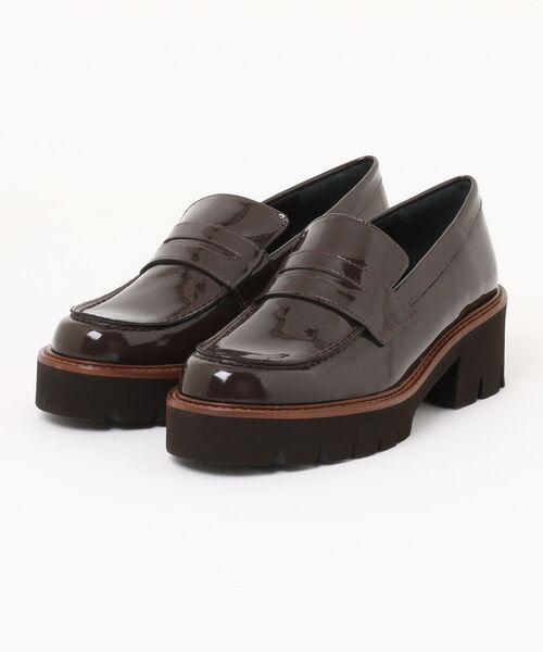 PASCUCCI(パスクッチ)の「【PASCUCCI】ラウンドトウ厚底ローファー(D51625)(ローファー・レディース・ブラック系その他/ブラウン系その他・36/37/38/39/35)」の5枚目の写真