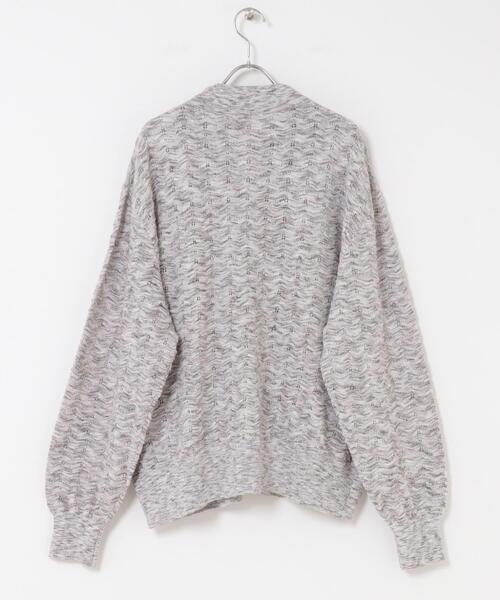 SENSE OF PLACE by URBAN RESEARCH(センスオブプレイスバイアーバンリサーチ)の「ミックスニットカーディガン(カーディガン/ボレロ・メンズ・ブルー/ブラウン・MEDIUM/LARGE)」の8枚目の写真