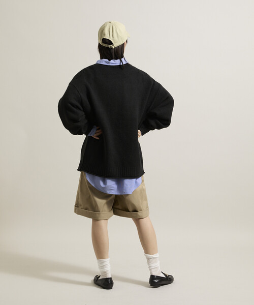FREAK'S STORE(フリークスストア)の「ポケット付き ニットプルオーバー【限定展開】(ニット/セーター・レディース・ピンク/オフホワイト/グレー/ブラック・フリ-)」の22枚目の写真