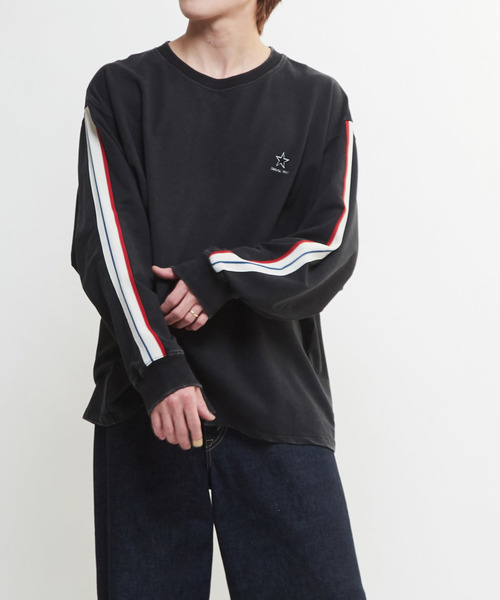 CONVERSE TOKYO（コンバーストウキョウ）の「SIDE LINE INLAY SWEAT（スウェット・レディース・ブルー/ピンク/スミクロ・SMALL/MEDIUM）」の14枚目の写真