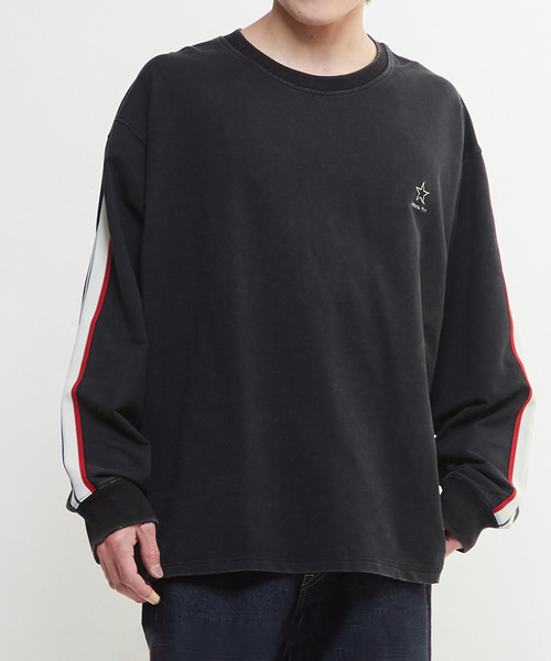 CONVERSE TOKYO（コンバーストウキョウ）の「SIDE LINE INLAY SWEAT（スウェット・レディース・ブルー/ピンク/スミクロ・SMALL/MEDIUM）」の15枚目の写真