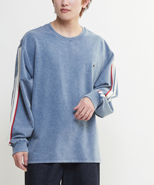 CONVERSE TOKYO（コンバーストウキョウ）の「SIDE LINE INLAY SWEAT（スウェット・レディース・ブルー/ピンク/スミクロ・SMALL/MEDIUM）」の18枚目の写真