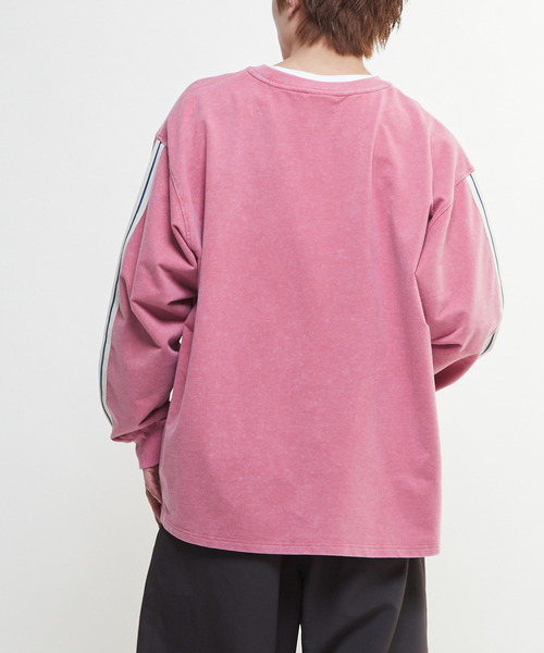 CONVERSE TOKYO（コンバーストウキョウ）の「SIDE LINE INLAY SWEAT（スウェット・レディース・ブルー/ピンク/スミクロ・SMALL/MEDIUM）」の12枚目の写真