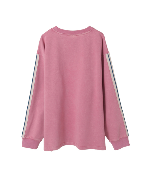 CONVERSE TOKYO（コンバーストウキョウ）の「SIDE LINE INLAY SWEAT（スウェット・レディース・ブルー/ピンク/スミクロ・SMALL/MEDIUM）」の13枚目の写真