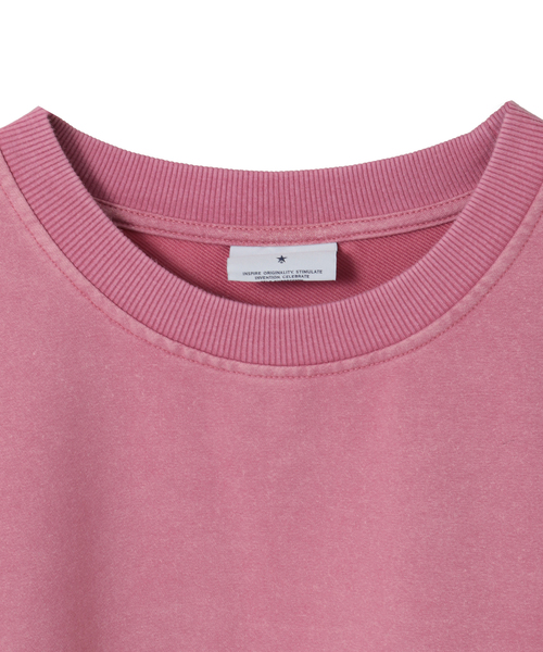 CONVERSE TOKYO（コンバーストウキョウ）の「SIDE LINE INLAY SWEAT（スウェット・レディース・ブルー/ピンク/スミクロ・SMALL/MEDIUM）」の4枚目の写真