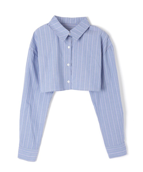 M DOLLY(エムドリー)の「natura shirt set tops/ナトゥーラシャツセットトップス(シャツ/ブラウス・レディース・ホワイト/ブルー・S/M)」の14枚目の写真