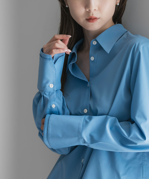 セール】ダブルカフスデザインシャツ（シャツ/ブラウス）｜NOBLE