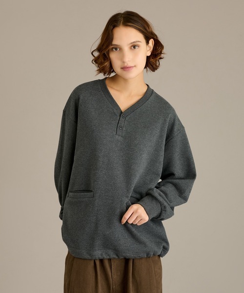 セール】HENRY NECK SWEAT / ヘンリーネックスウェット（スウェット