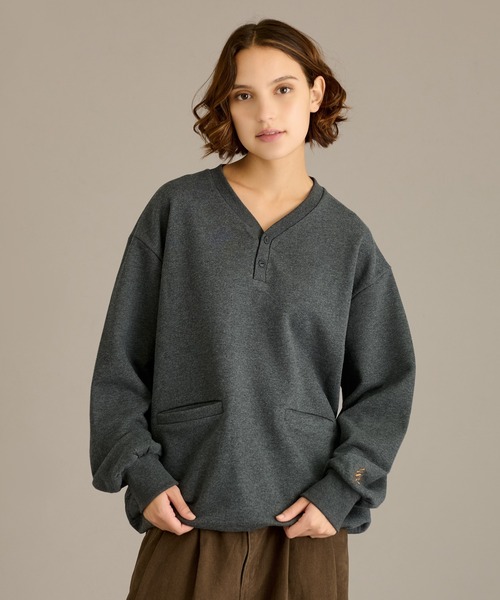 セール】HENRY NECK SWEAT / ヘンリーネックスウェット（スウェット