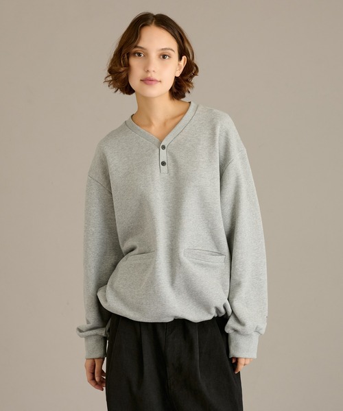セール】HENRY NECK SWEAT / ヘンリーネックスウェット（スウェット
