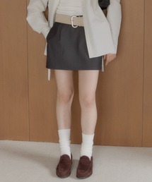 GIUNON | back frill mini skirt / バックフリルミニスカート(スカート)