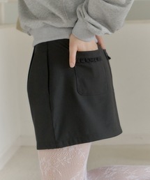 GIUNON（ジウノン）の「back frill mini skirt / バックフリルミニスカート（スカート）」