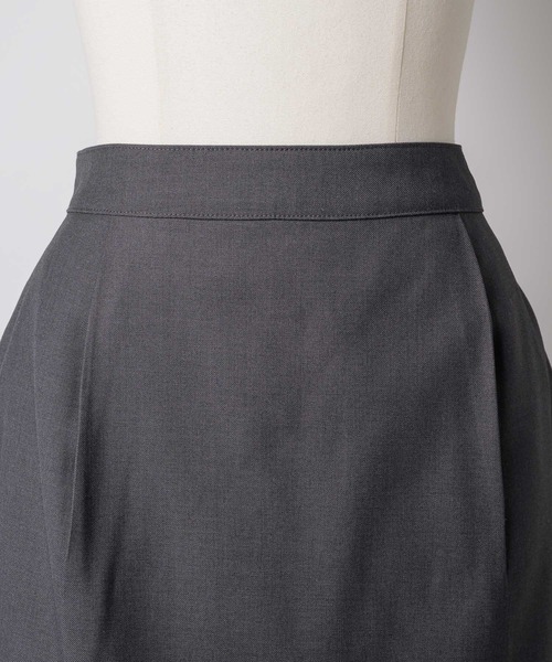 GIUNON（ジウノン）の「back frill mini skirt / バックフリルミニスカート（スカート・レディース・グレー/ブラック・FREE）」の11枚目の写真