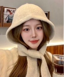 Burner（バーナー）の「【OKUOKU　0909】フーディーニット帽   oku-bosi-32（ニットキャップ/ビーニー）」