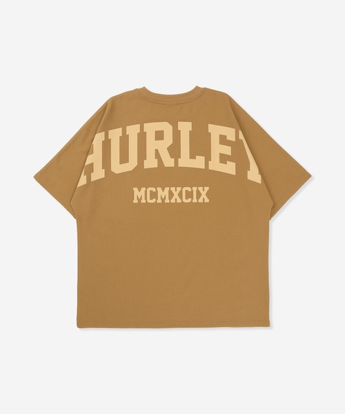 Hurley （ハーレー）の「【Hurley/ハーレー】ヘビーウェイトサーマルTシャツ　バックプリント　吸水速乾　オーバーサイズシルエット　THERMAL BACK ARC SS（Tシャツ/カットソー・メンズ・オフホワイト/ブラック/カーキブラウン/ブラウン/ブルーグレー・LARGE/X-LARGE/MEDIUM/SMALL）」の4枚目の写真